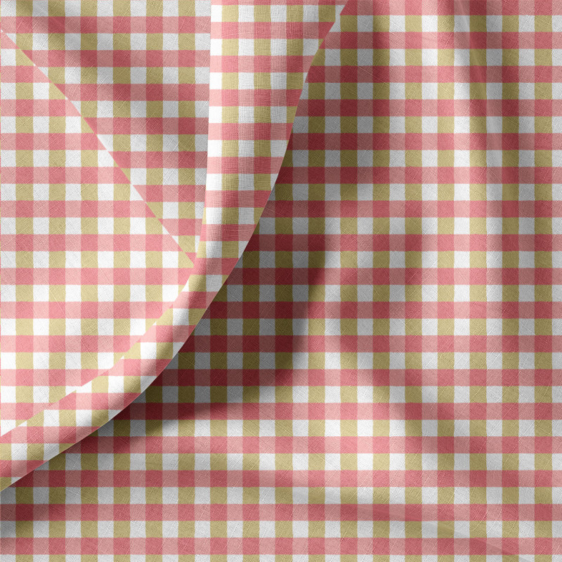 Algodón estampado KAVYO Rosa / Sorbete